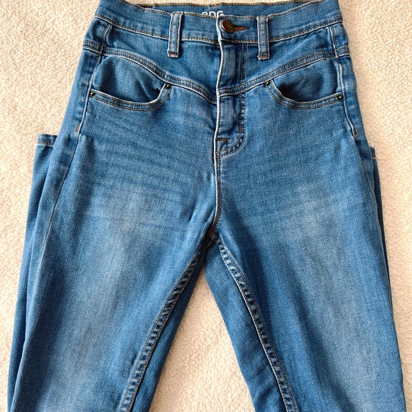 (BDG) high rise seam jean ankle medium wash denim skinny jeans *super high rise - Picture 3 of 13